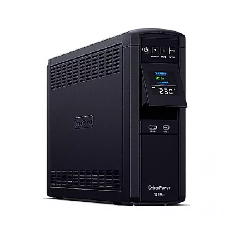 CyberPower CP1600EIPFCLCD nepārtrauktās barošanas avots (UPS) Line-Interactive 1,6 kVA 1000 W 6 maiņstrāvas izejas