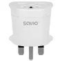 Savio AP-05 strāvas adapteris iekštelpām 2500 W balts