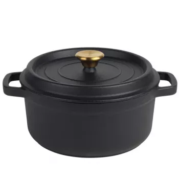 Čuguna katls Russell Hobbs 24 cm, melns