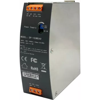 Strāvas pārtraucējs Edimax DP-150W54V 2.8 A 90-264 V DIN-sliedei melns