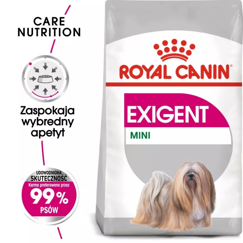 Royal Canin CCN MINI EXIGENT - sausā barība pieaugušiem suņiem - 3kg