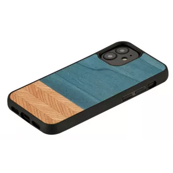 Telefona maciņš man and wood iPhone 12 mini — džinsa melns