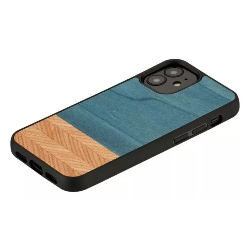 Telefona maciņš man and wood iPhone 12 mini — džinsa melns