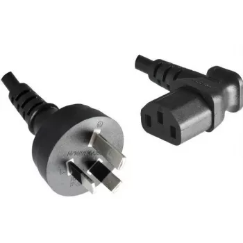 Microconnect PE010418AUSTRALIA-A strāvas kabelis melns 1,8 m strāvas spraudnis tips I C13 savienotājs