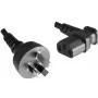 Microconnect PE010418AUSTRALIA-A strāvas kabelis melns 1,8 m strāvas spraudnis tips I C13 savienotājs