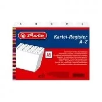 Indexa kartīte, balta, Herlitz 1500669