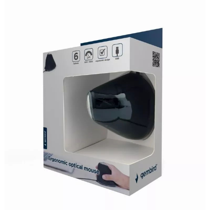pele Gembird MUS-ERGO-03 USB Type-A Optical Right-hand