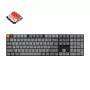 Keychron K5 Max tastatūra Universāla USB RF bezvadu Bluetooth melna pelēka mehāniska RGB