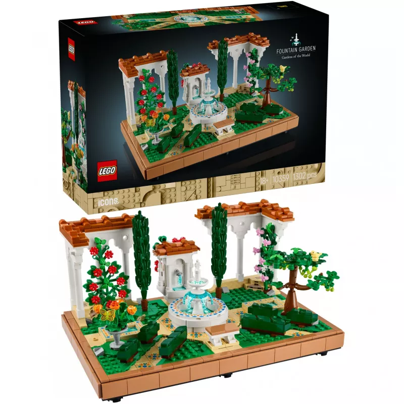 LEGO ICONS 10359 Strūklakas dārzs