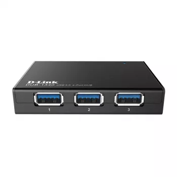 USB centrmezgls D-Link DUB-1340 Melns