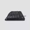 Logitech Desktop MK120 Combo, Melns, Wired, Swiss, 920-002504