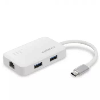 Edimax EU-4308 klēpjdatora doks/porta replikators USB 3.2 Gen 1 (3.1 Gen 1) Type-C balts