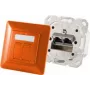 Kontaktligzda RJ-45 ShiverPeaks BS74280-O, 6.a kategorija, metāliski oranža apdare