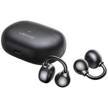 Bluetooth austiņas R02 Clip-on pelēkas