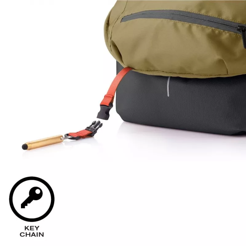 Ikdienas mugursoma XDDESIGN Bobby Soft ar 15,6 collu klēpjdatora nodalījumu, 16 L, PET, melna