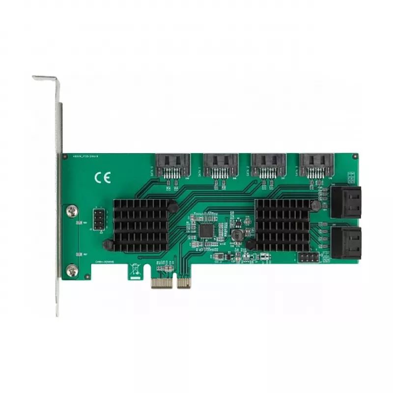 DeLOCK 8 portu SATA PCI Express x1 karte, zema profila formas faktors