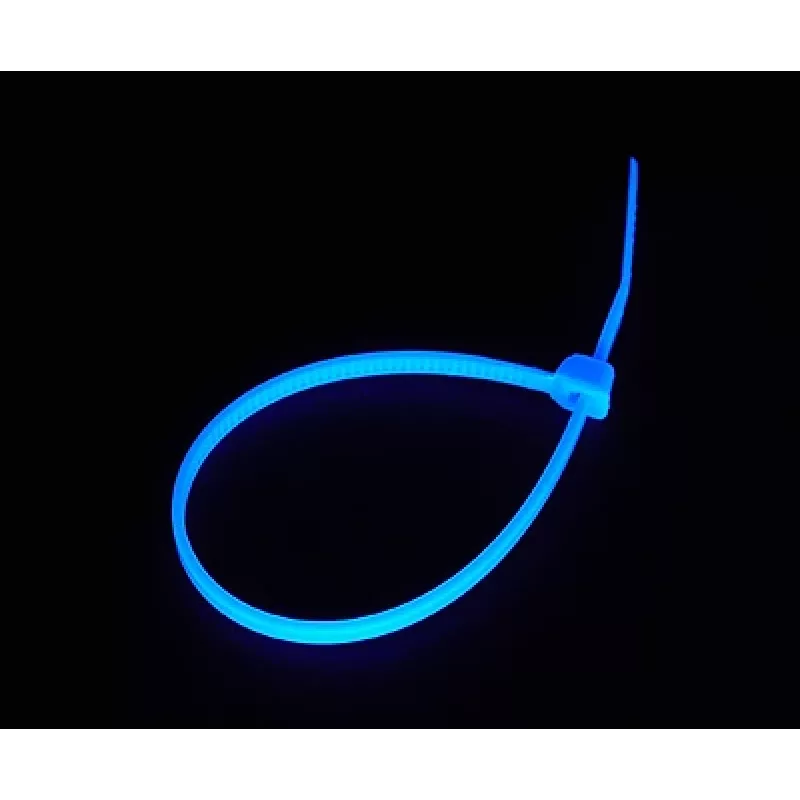 Kabeļu saites BitsPower BP-UVCT-BL, neilons, zilas, 120 mm × 2.5 mm, iepakojums ar 20 gab.