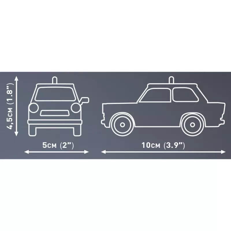 Trabant 601 Polizei, konstrukciju rotaļlieta