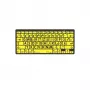 Logickeyboard LKB-LPBY-BTON-DE klaviatūra Bluetooth QWERTZ vācu melna un dzeltena (LKB-LPBY-BTON-DE)