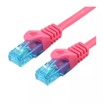 Tīkla kabelis LOGON TCU55U0025M Cat5e U/UTP (UTP) 2,5 m fuksīna RJ-45 zelta pārklājums
