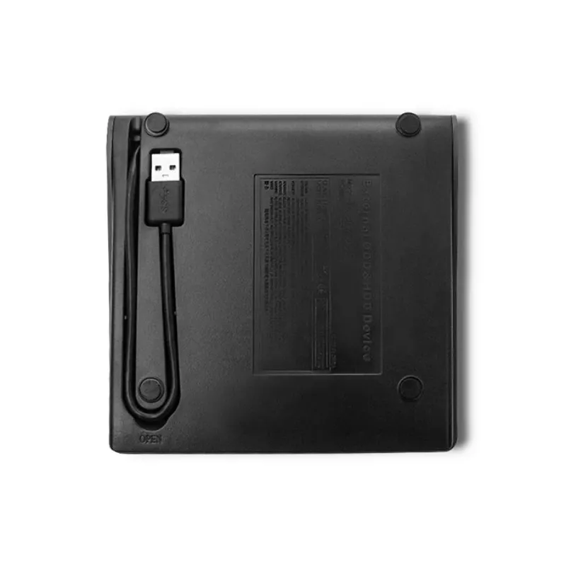 Ārējais USB 2.0 SATA optiskā diskdziņa korpuss Qoltec 51863 melns
