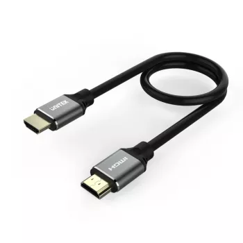 HDMI kabelis Unitek C137W 1,5 m, HDMI 2.1, 48 Gbit/s, 4K/8K 2160p, 120 Hz, ARC, Ethernet, apzeltīti kontakti