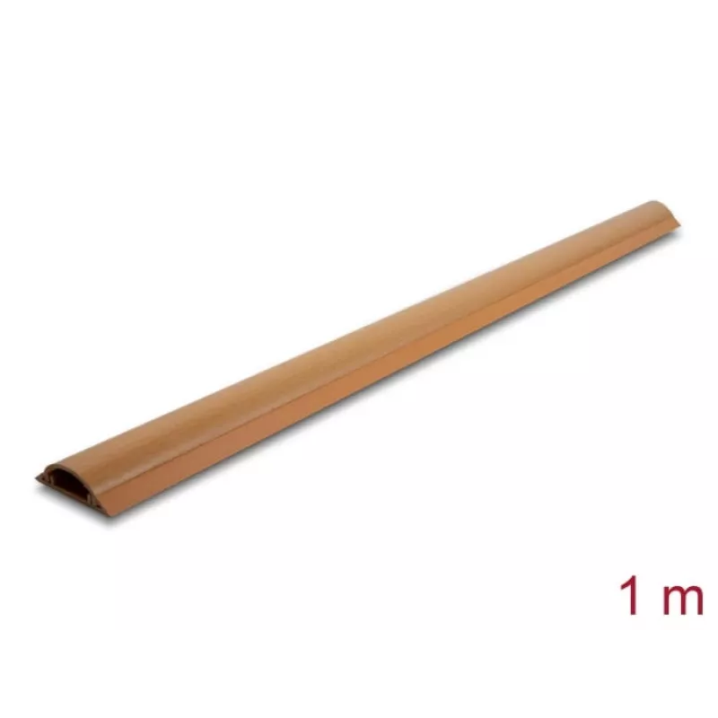 Kabeļu kanāls DeLOCK 20731 pašlīmējošs 50 x 13 mm koka izskats