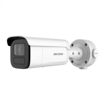 IP drošības kamera Hikvision Ultra Series DS-2CD3B86G2T-IZHSY 4K 3840×2160 Bullet, 2,8–12 mm motorizēts objektīvs, 1/1,8 collu CMOS, iekštelpām/ārtelpām, sienas stiprinājums, 360° rotācija