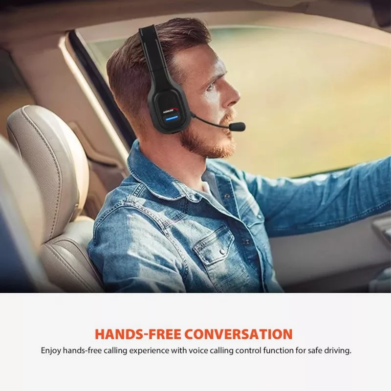 Audiocore 74452 Bluetooth austiņas ar mikrofonu, trokšņu slāpēšana, zvaniem, Call Center, Google Siri, birojam, bezvadu