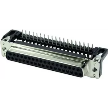 D-Sub savienotājs Harting 09664127601 37-pin F melns metālisks