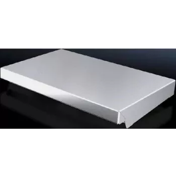 Rittal AX 2361.010 ejas jumta panelis — nerūsējošais tērauds, 300×210×37 mm