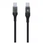 Fiksēts | USB-C/USB-C kabelis ar displeja atbalstu, PD atbalsts, 2m, USB 2.0, 100W | FIXDD-CC2-BK