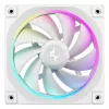 120 mm balts PC korpusa ventilators DeepCool FL12 WH, 2150 RPM, PWM, 55 CFM, 32 dB, FDB, 4-pin