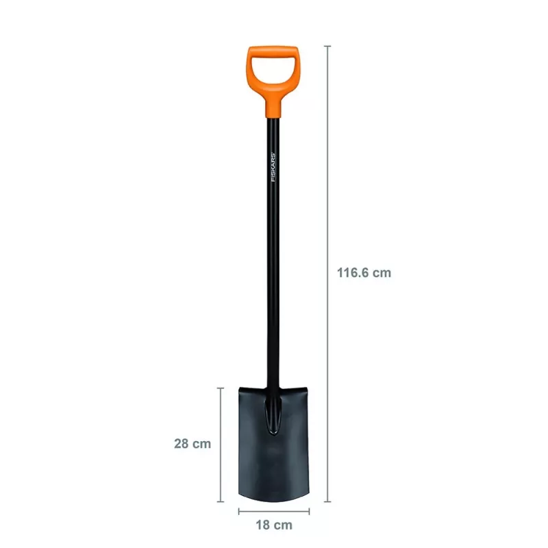 Lāpsta Fiskars 131403 — Fiskars dārza lāpsta modelis 131403, tērauda asmens, koka rokturis