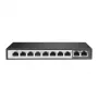 Switch Extralink PERSES 8x Gigabit PoE/PoE+ 2x RJ45 Uplink 96W