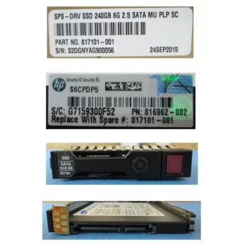 HPE 817101-001 glabāšanas disks