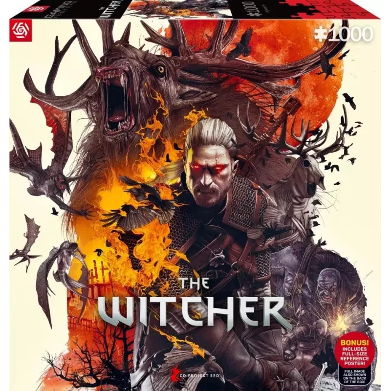 Good Loot Gaming Puzzle: The Witcher Monsters, 1000 gab.
