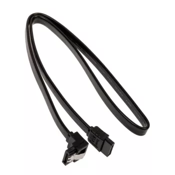 SATA kabelis Akasa Proslim 90° 50 cm — leņķveida SATA datu kabelis, 50 cm