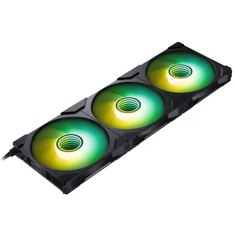 PHANTEKS NV Series NV7 E-ATX korpuss, rūdīts stikls, ARGB - melns & M25 Gen2 PWM D-RGB ventilatoru 3 gab. komplekts - reversā lāpstiņa, 140 mm + DRGB komplekts