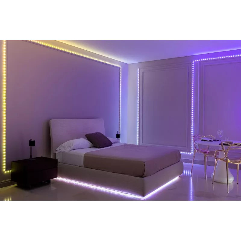 Twinkly Dots 60 RGB USB viedās gaismas, 3 m, melns