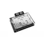 Aizmugures plāksne Alphacool 10265 akrils alumīnijs hroms varš neilons melna 161mm
