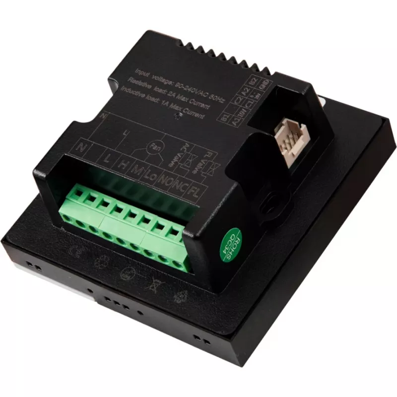 Viedais HVAC termostats Shelly LinkedGo Melns — digitāls Wi‑Fi (802.11b/g/n), 87×87×35 mm