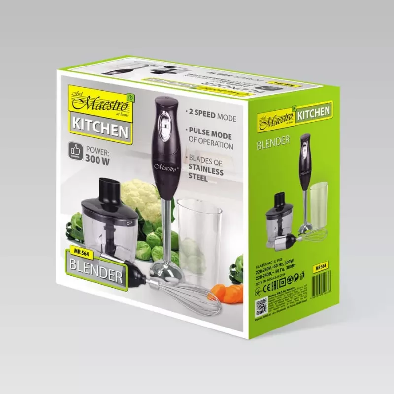 Feel-Maestro MR-564 5-in-1 blenderis 0,6 l 300 W Melns