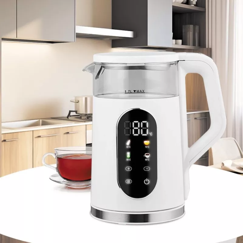 Elektriskā tējkanna Maestro MR-023-balta, 1,7 l tilpums, 2220 W jauda