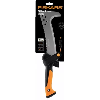 Fiskars 1051233 rokas zāģis Metāla zāģis 23 cm Melns, Oranžs, Sudrabs