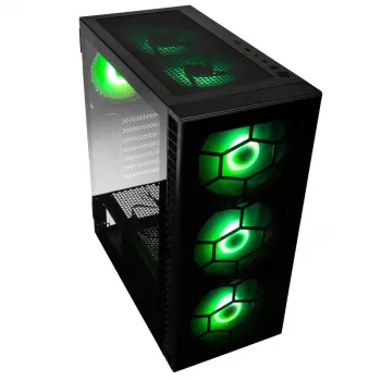 Kolink Observatory HF Plus Glass ARGB Midi-Tower - melns