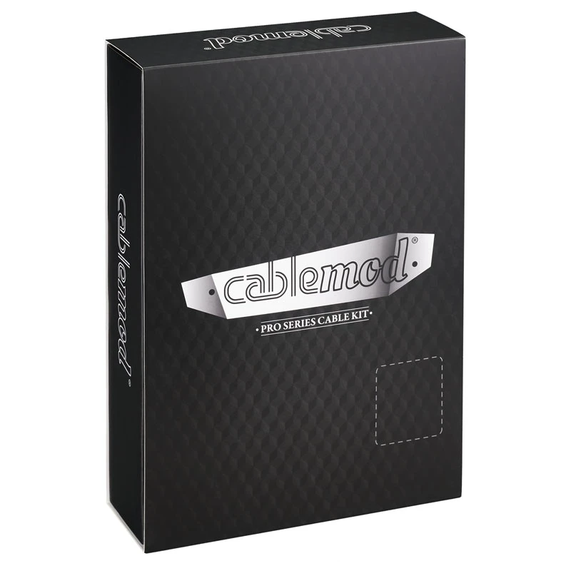 Strāvas kabeļu komplekts CableMod PRO Series ModMesh C-Series for Corsair RMi/RMx — melni/sarkani pīti kabeļi