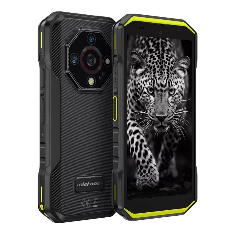 Viedtālrunis UleFone Armor X32 6,1 collas 6 GB RAM 128 GB atmiņa spilgti zaļš, energoefektivitātes klase B