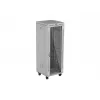 LANBERG 19 collu 32U stāvošs statīva skapis 600×600 mm pelēks ar perforētām durvīm un LCD (plakanais iepakojums)