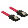 SATA kabelis DeLOCK 84302 0,5 m sarkans